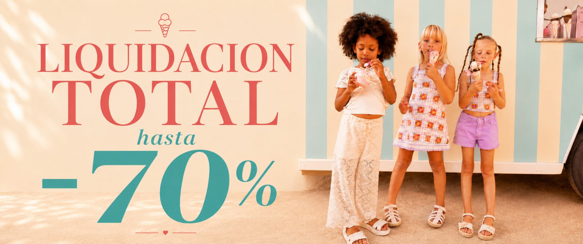 liquidacion moda infantil verano