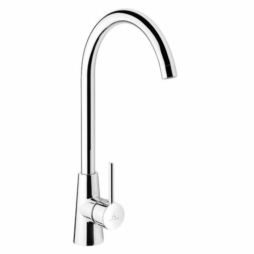 GRIFO MONOMANDO COCINA DALLAS CROMO de AQUASSENT