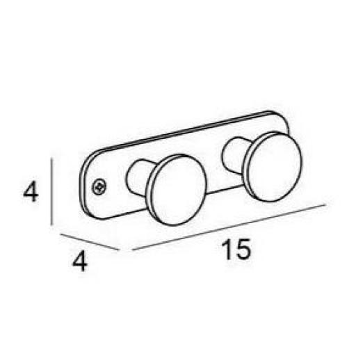 PERCHA DOBLE BASSIC de MANILLONS TORRENT [1]