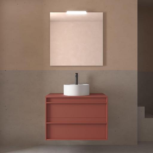 MUEBLE DE BAÑO ATTILA 2 PUERTAS LAVABO SOBRE ENCIMERA de SALGAR [1]