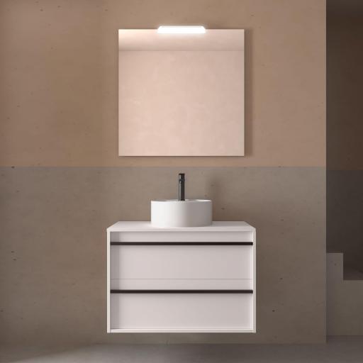 MUEBLE DE BAÑO ATTILA 2 PUERTAS LAVABO SOBRE ENCIMERA de SALGAR [5]