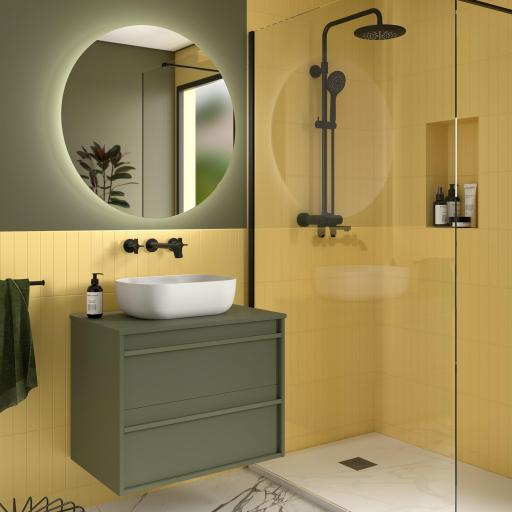 MUEBLE DE BAÑO ATTILA 2 PUERTAS LAVABO SOBRE ENCIMERA de SALGAR [7]