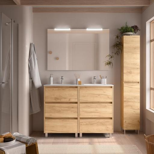 MUEBLE DE BAÑO NOJA 6 CAJONES 2 SENOS de SALGAR [3]