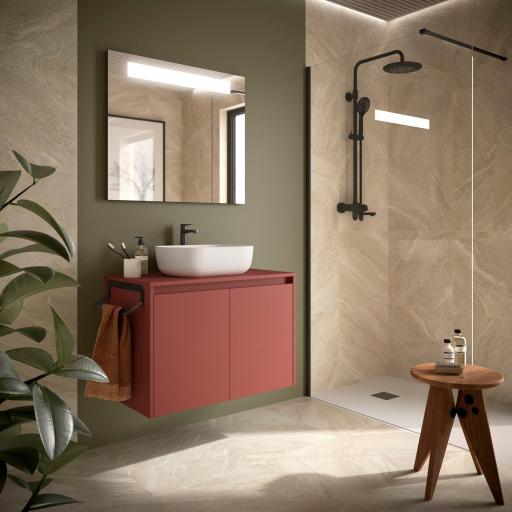 MUEBLE DE BAÑO NOJA 2 PUERTAS LAVABO SOBRE ENCIMERA de SALGAR [6]