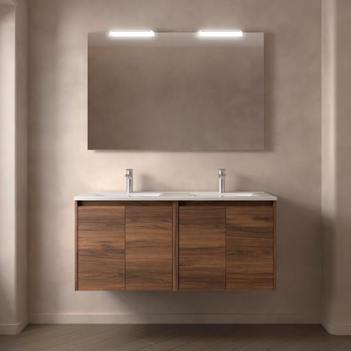 CONJUNTO COMPLETO DE BAÑO NOJA 4 PUERTAS 2 SENOS 120 CM de SALGAR [4]