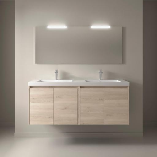 MUEBLE DE BAÑO NOJA 4 PUERTAS 2 SENOS 140 CM de SALGAR