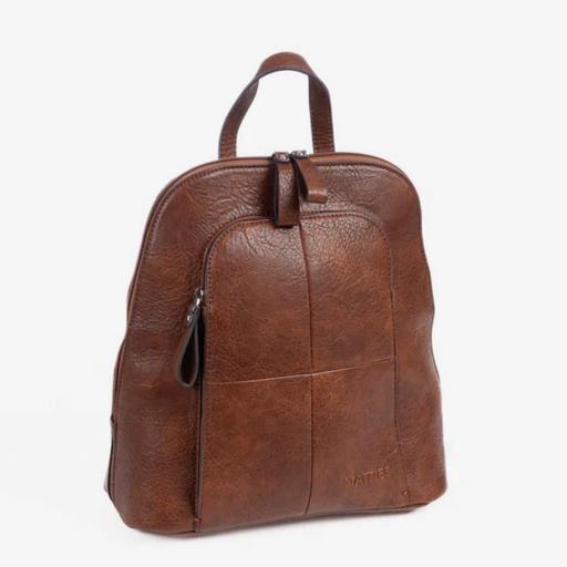 MOCHILA MUJER MARRÓN POLIPIEL [1]