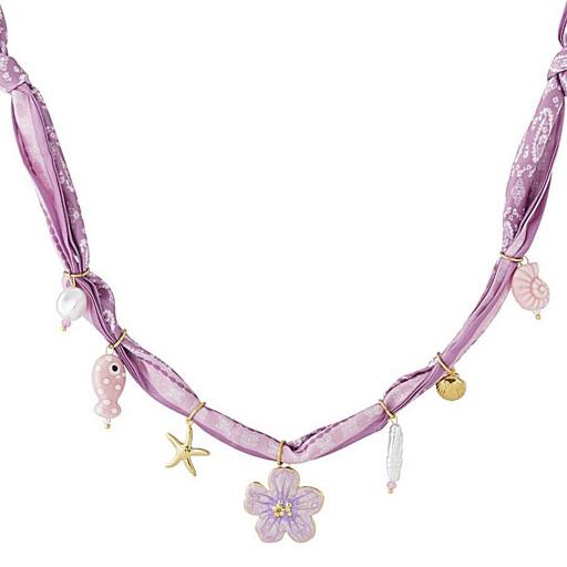 COLLAR AJUSTABLE CON CHARMS MARINOS [2]