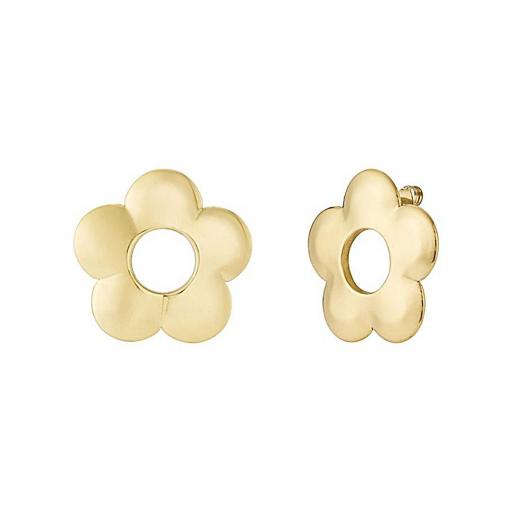 PENDIENTES FLOR ACERO INOX [2]