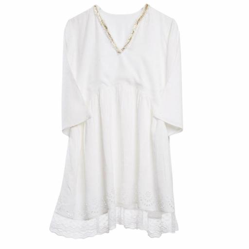 VESTIDO CORTO NATURAL SOUL EN PLUMETI [1]