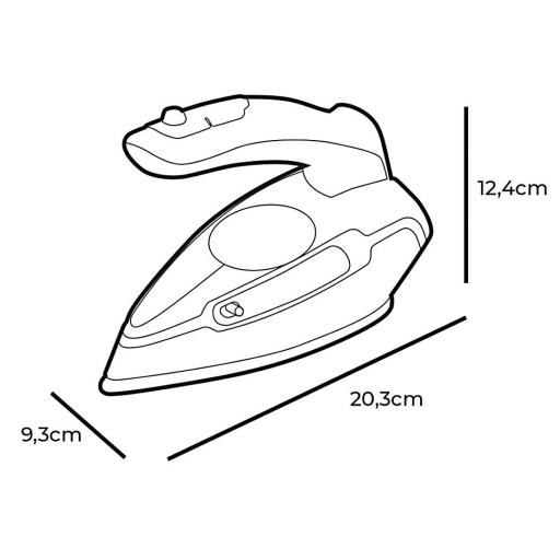 PLANCHA DE VIAJE VAPOR 1100W [5]