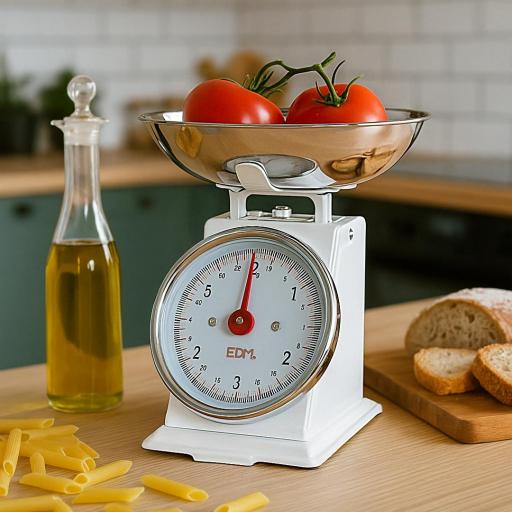 PESO DE COCINA RETRO BLANCO