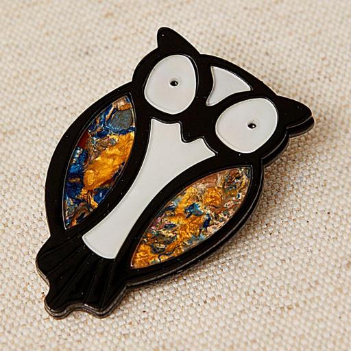 BROCHE BÚHO LATIDO |* [1]