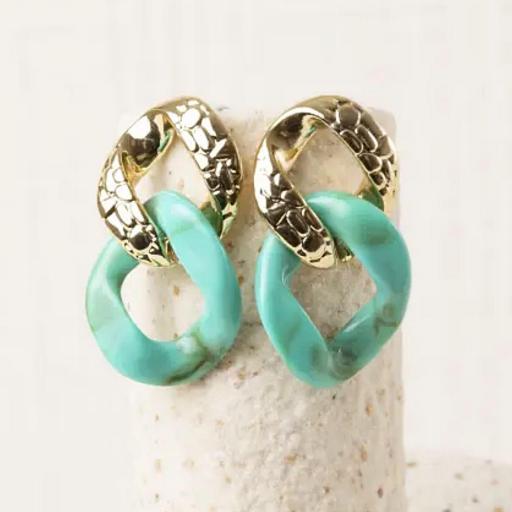 PENDIENTES ESLABÓN LATIDO [2]