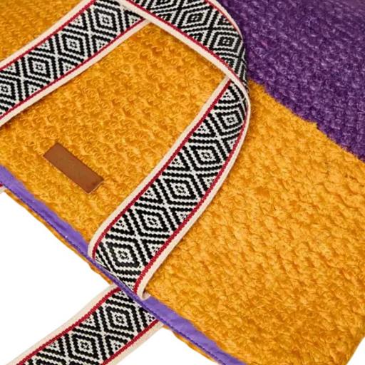 BOLSO CAPAZO RAFIA BICOLOR LATIDO [6]