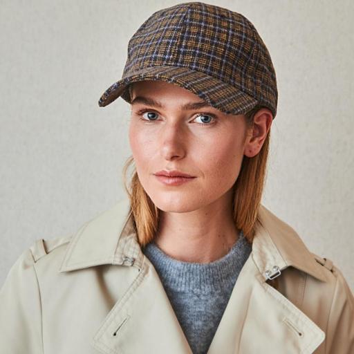 GORRA DE MUJER CUADROS GRANDES GALES LATIDO [5]