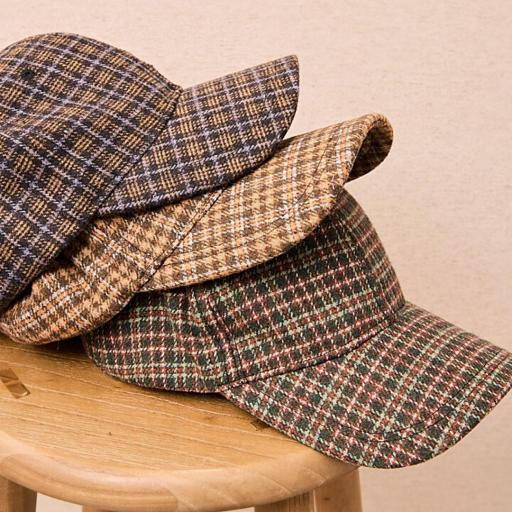 GORRA DE MUJER CUADROS GRANDES GALES LATIDO [0]