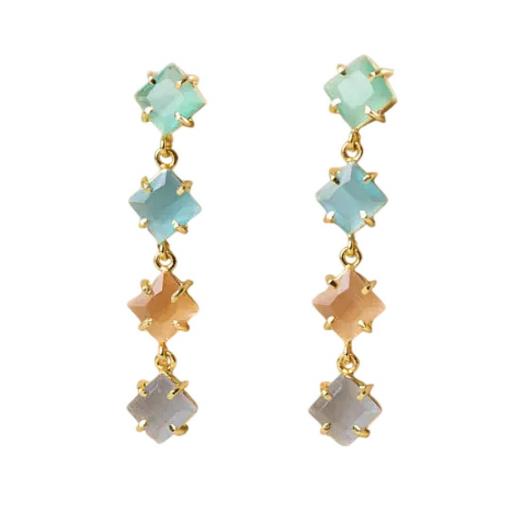 PENDIENTES LARGOS PIEDRAS LATIDO [0]