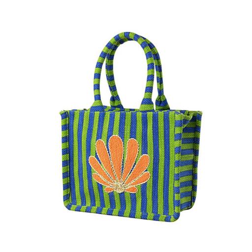 BOLSO TOTE A RAYAS BORDADO LATIDO [2]