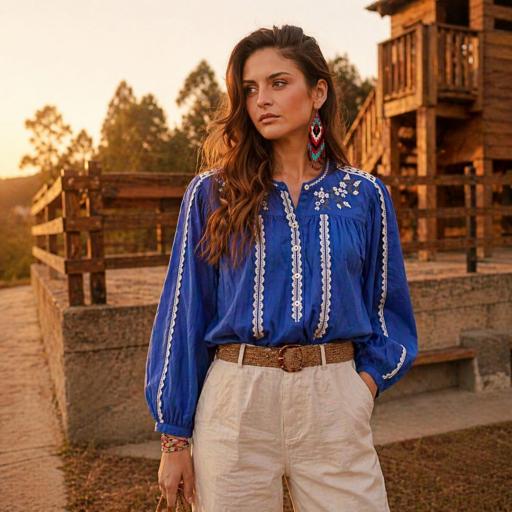 BLUSA BORDADO FLOR LATIDO [3]