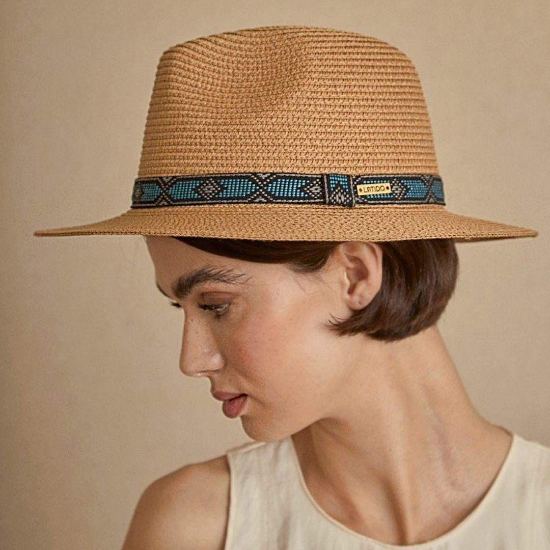 SOMBRERO CINTA GEOMÉTRICA LATIDO