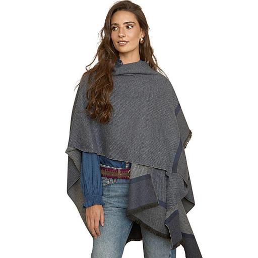 PONCHO BICOLOR ESPIGA LATIDO [1]