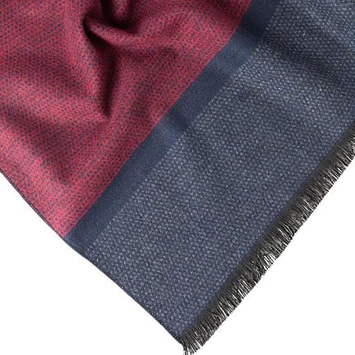PONCHO BICOLOR ESPIGA LATIDO [6]