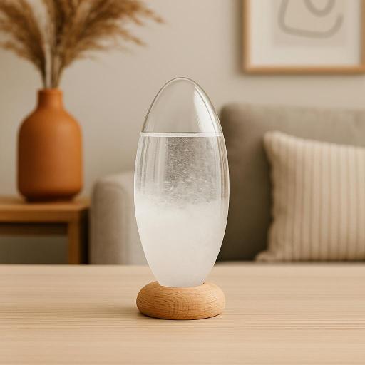 MEDIDOR DE TORMENTAS CRISTAL 20CM