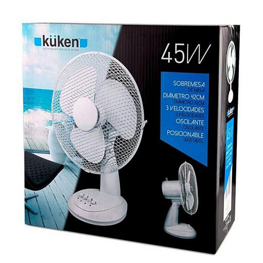 VENTILADOR DE SOBREMESA KÜKEN 40W [2]