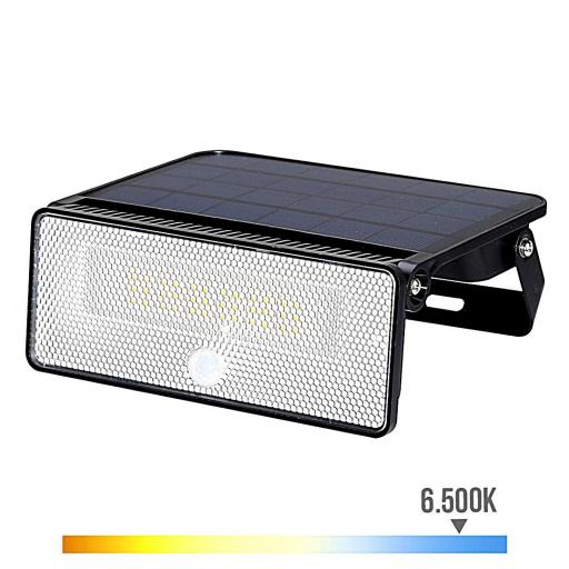 FOCO SOLAR LED EXTERIOR 12W CON SENSOR DE MOVIMIENTO [0]