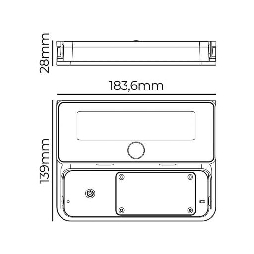 FOCO SOLAR LED EXTERIOR 12W CON SENSOR DE MOVIMIENTO [3]