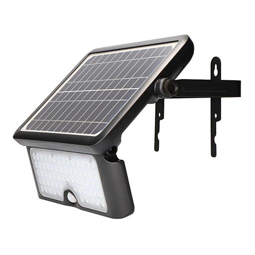 FOCO APLIQUE SOLAR LED 10W CON SENSOR DE MOVIMIENTO Y BATERÍA RECARGABLE [2]