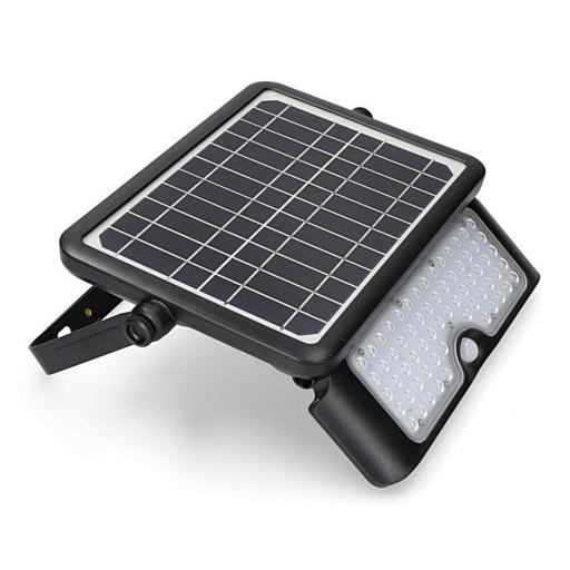 FOCO APLIQUE SOLAR LED 10W CON SENSOR DE MOVIMIENTO Y BATERÍA RECARGABLE [5]