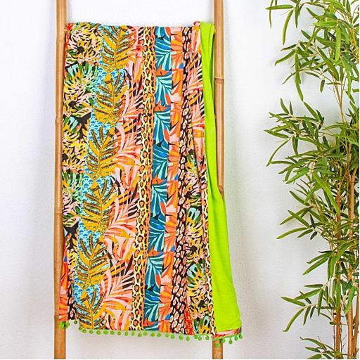 TOALLA PAREO ALGODÓN MULTICOLOR