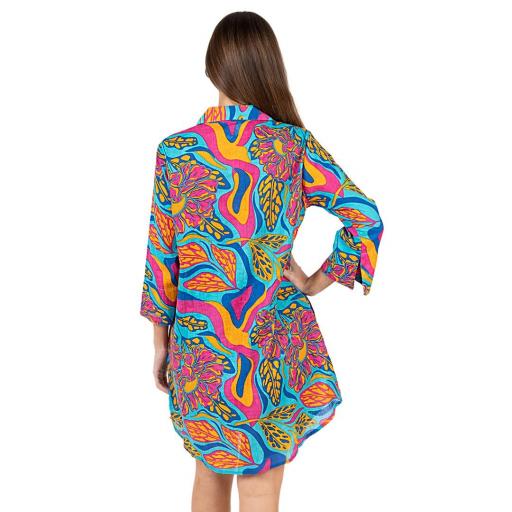 CAMISOLA MULTICOLOR DE ALGODÓN CON BOLSILLOS [4]