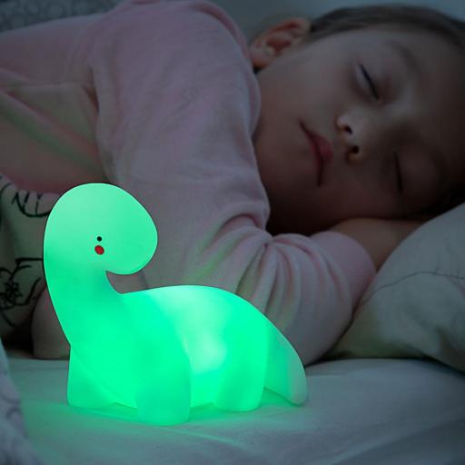 LUZ QUITAMIEDOS INFANTIL DINOSAURIO LED MULTICOLOR /