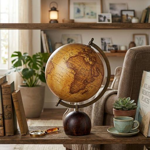 GLOBO TERRÁQUEO DECORATIVO 20 CM [0]