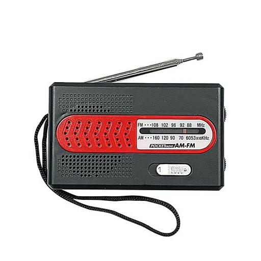 RADIO PORTÁTIL MINI AM/FM CON PILAS