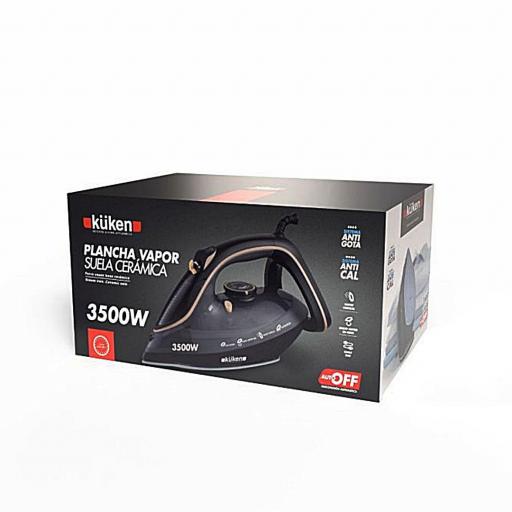 PLANCHA DE VAPOR KÜKEN 3500W CERÁMICA [3]