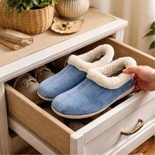 ZAPATILLAS MUJER CELESTE MURO