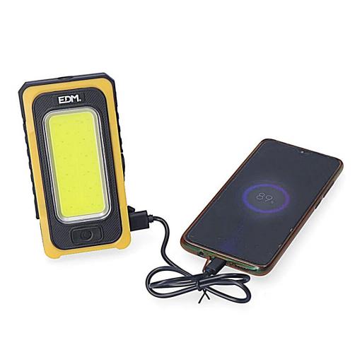 LINTERNA LED SOLAR RECARGABLE Y POWERBANK [3]