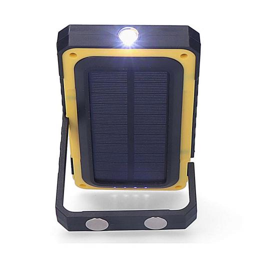 LINTERNA LED SOLAR RECARGABLE Y POWERBANK [4]