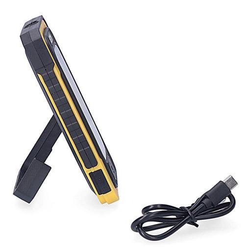 LINTERNA LED SOLAR RECARGABLE Y POWERBANK [5]