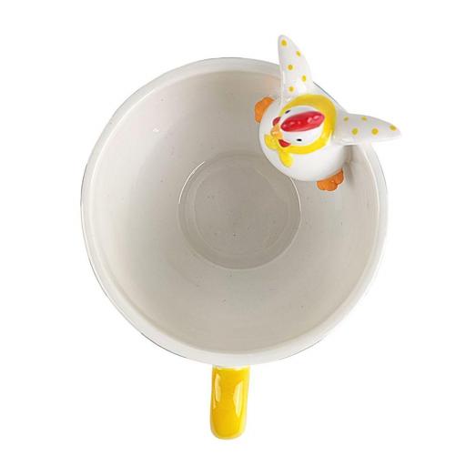 TAZA DE CERÁMICA GALLINA DECORATIVA [2]