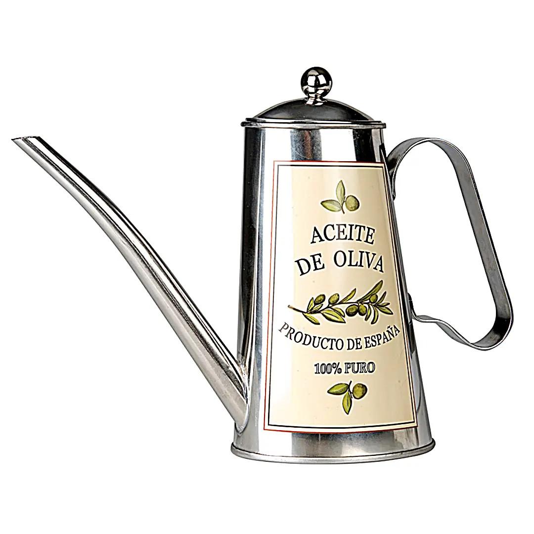 ACEITERA ACERO INOX OLIVA IBILI 0,5 L