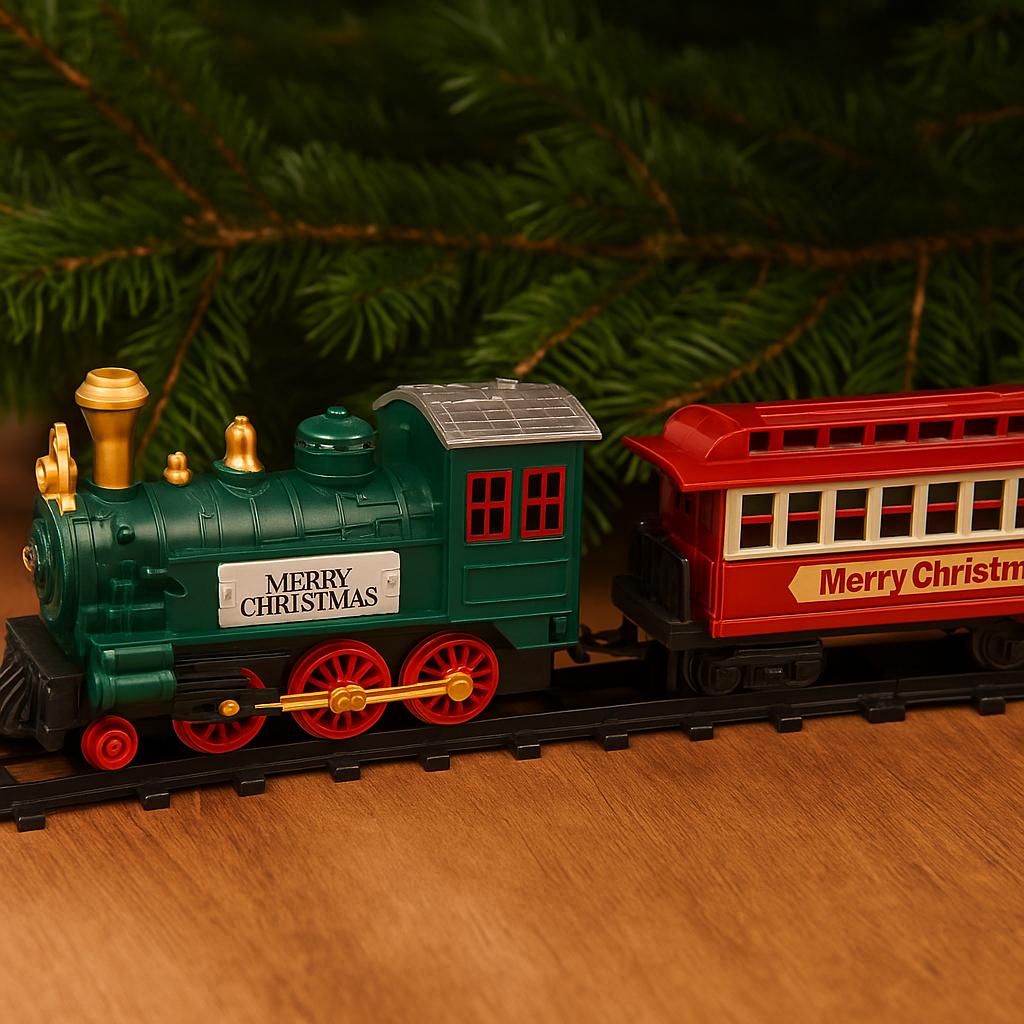 TREN DE NAVIDAD CON LUCES Y SONIDO (23 PIEZAS)