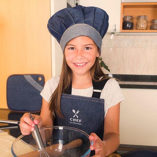 DELANTAL INFANTIL VAQUERO CHEF EN PROCESO