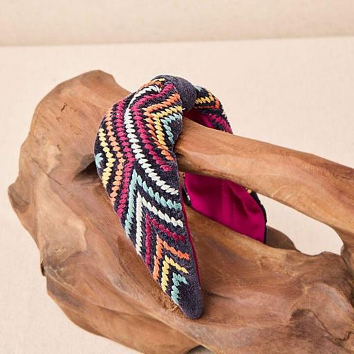 DIADEMA BORDADA MULTICOLOR LATIDO [2]