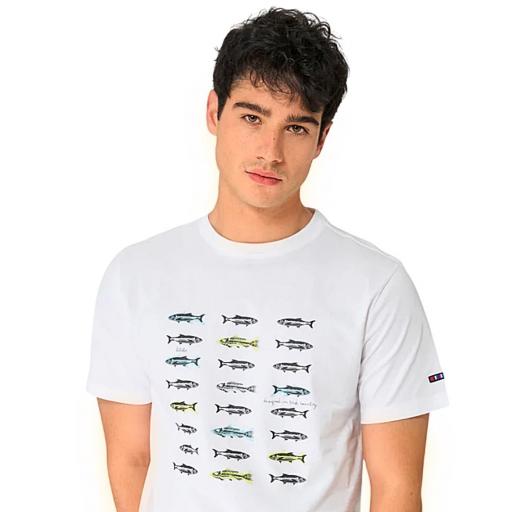 CAMISETA HOMBRE PECES BATELA [0]