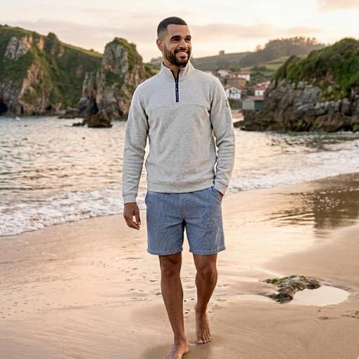 SUDADERA HOMBRE BATELA MEDIA CREMALLERA [1]